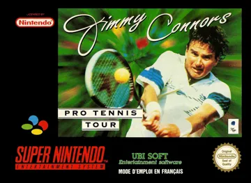 Jimmy Connors Pro Tennis Tour (France) box cover front